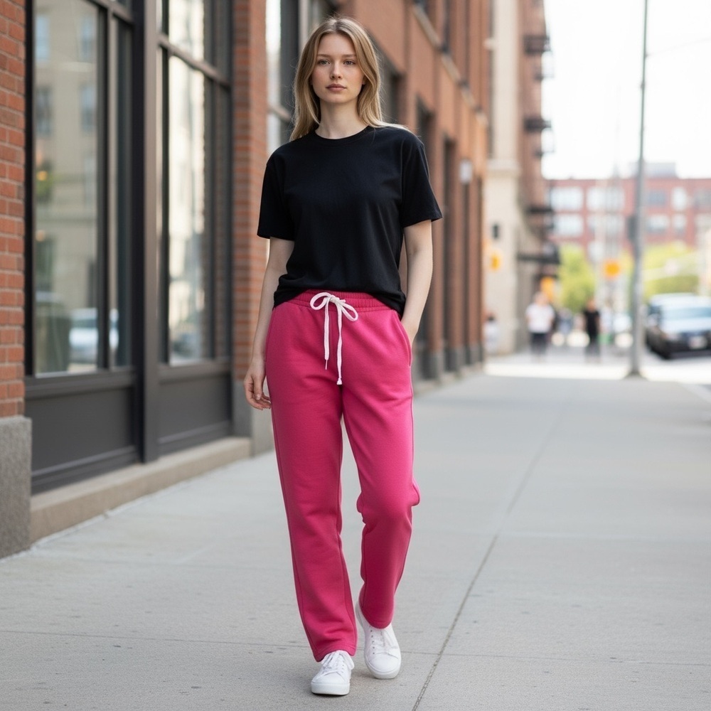 Juicy Couture Pink Wide Leg Track Pants
New